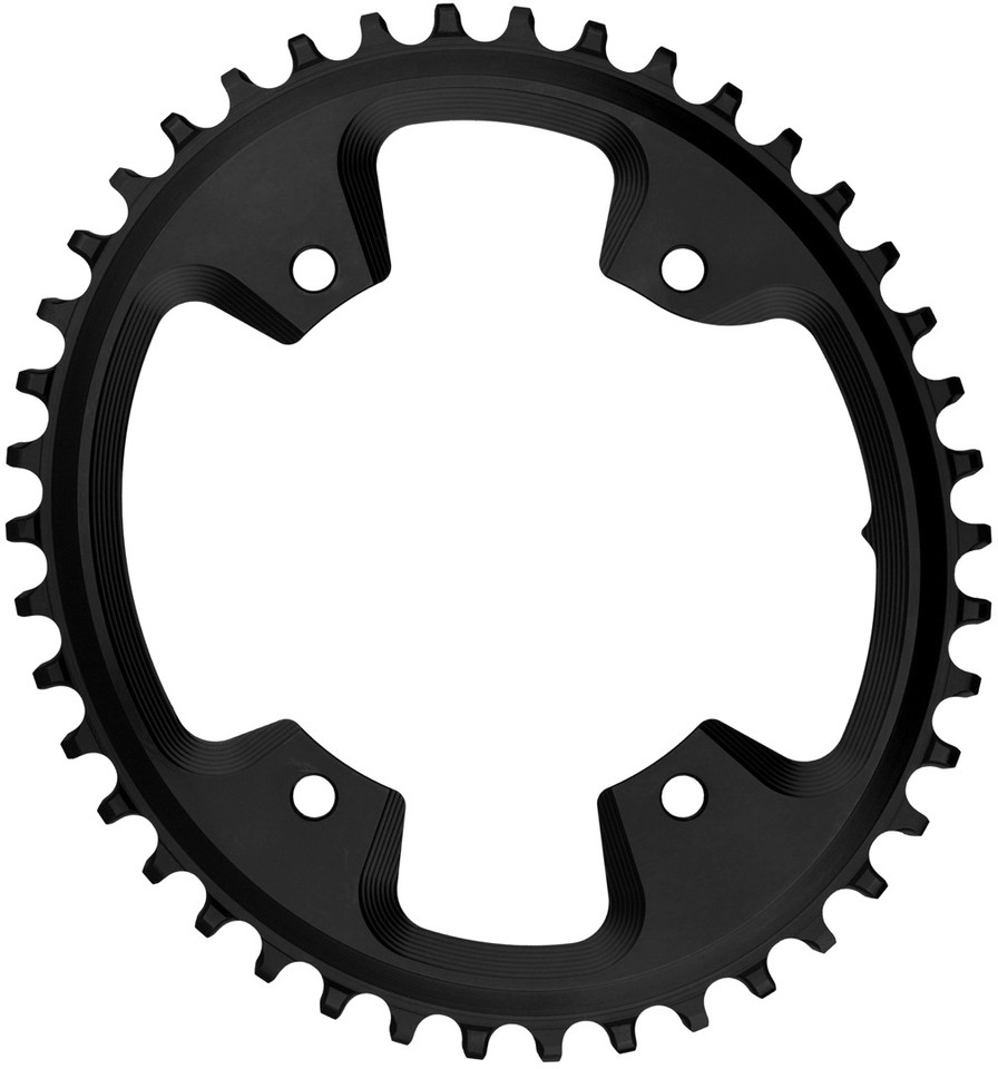 AbsoluteBLACK Oval 1X CX Chainring 110 4 BCD Bike Components