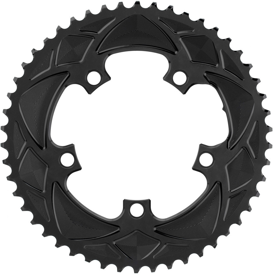 AbsoluteBLACK Round Road Chainring For 110 5 BCD Bike Components