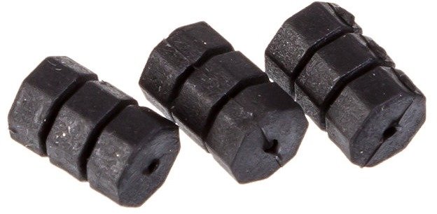 Jagwire Protectores de cuadro Cable Donuts, - 3 piezas - black/universal