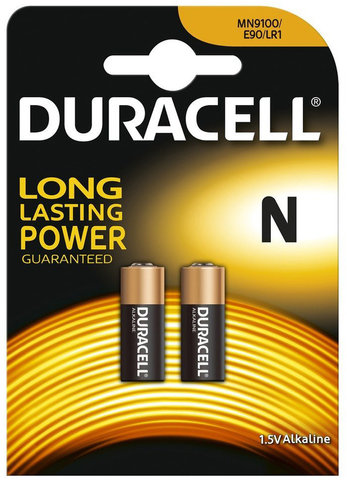 Duracell Alkaline Battery N/LR1 - 2 Pack - universal/universal