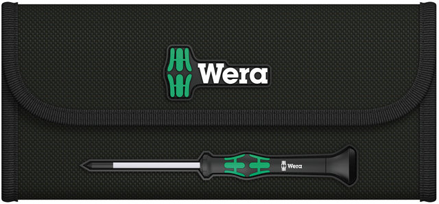 Wera Kraftform Electronics Micro Screwdriver Set - black-green/universal