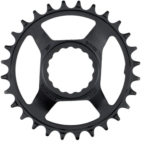 Race Face Narrow Wide Steel Chainring Cinch Direct Mount, 10-/11-/12-speed - black/28 tooth