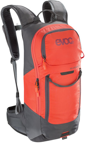 evoc FR Lite Race Protector Backpack - carbon-grey orange/10 litres, M/L