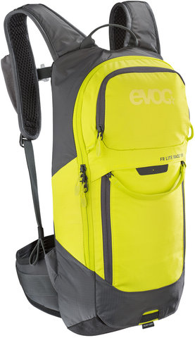 evoc FR Lite Race Protector Backpack - carbon-grey sulphur/10 litres, M/L