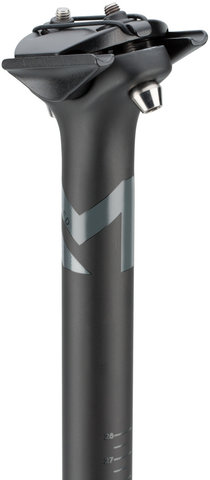 NEWMEN Tija de sillín Advanced Carbon - black matt/27,2 mm / 430 mm / SB 0 mm