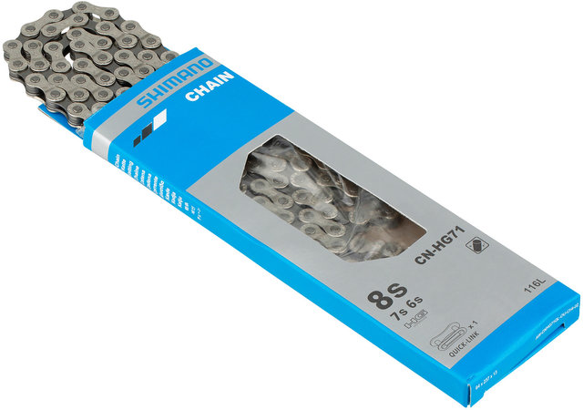 Shimano CN-HG71 6-/7-/8-speed Quick-Link Chain - silver/8-speed