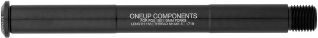 OneUp Components Axle F Steckachse VR 15 x 110 mm Boost für Fox - black/15 x 110 mm