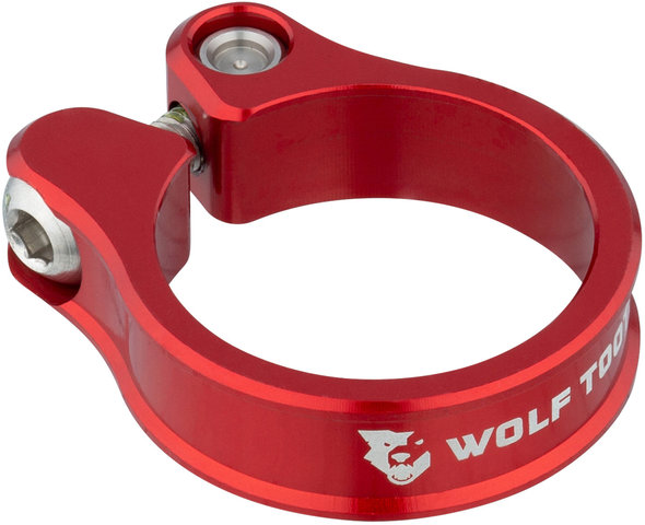 Wolf Tooth Components Abrazadera de sillín - red/34,9 mm