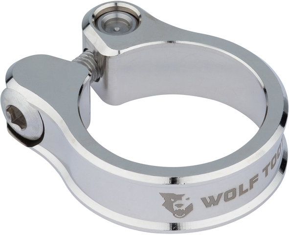 Wolf Tooth Components Seatpost Clamp - nickel/31.8 mm