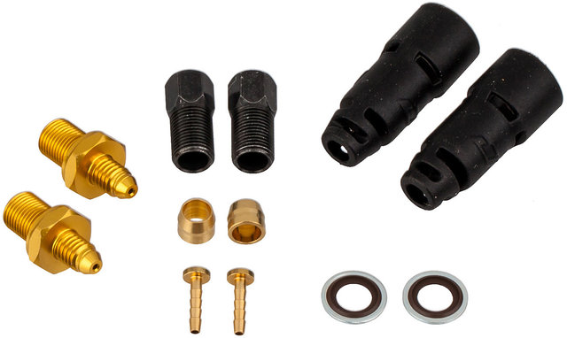 Jagwire Mountain Pro Quick-Fit Adapter Connection Kit for Brake Hoses - universal/M975 / M775 / M665