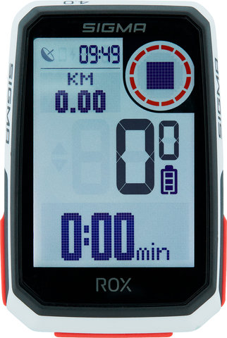 Sigma Compteur d'Entraînement ROX 4.0 GPS - blanc/universal