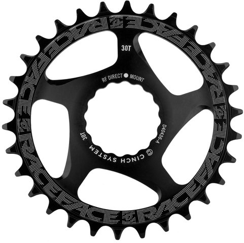 Race Face Narrow Wide Chainring Cinch Direct Mount, 10-/11-/12-speed - black/28 tooth