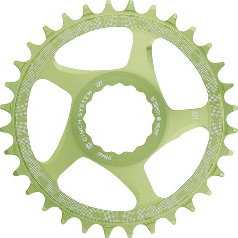 Race Face Narrow Wide Chainring Cinch Direct Mount, 10-/11-/12-speed - green/32 tooth