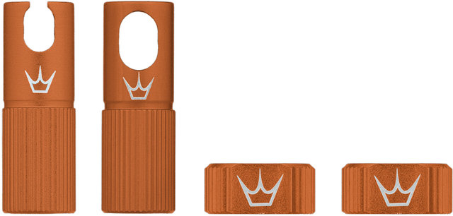 Peatys Set de piezas de repuesto de válvulas Chris King Edition MK2 Tubeless - mango/universal