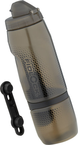 FIDLOCK Bidon TWIST 800 ml avec Système de Porte-Bidon bike base - transparent-noir/800 ml