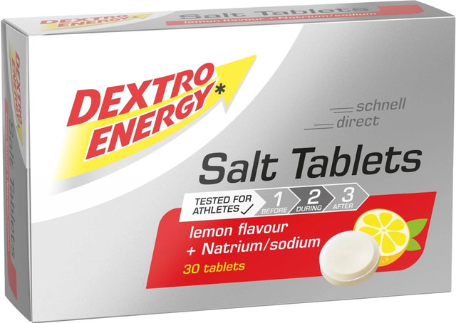 Dextro Energy Comprimés à Mâcher Salt Tablets - 30 pièces - lemon/54 g