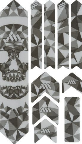 All Mountain Style Frame Guard Extra Frame Protection Stickers - fractal skull/universal