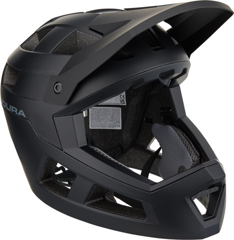 Endura SingleTrack Full Face Helmet - black/55 - 59 cm