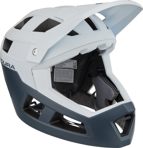 Endura SingleTrack Full Face Helmet - white/55 - 59 cm