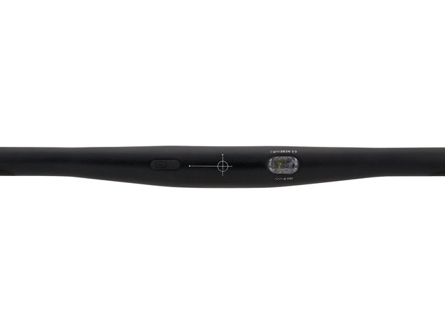 LightSKIN LED-Lenker mit integriertem Frontlicht mit StVZO-Zulassung - black anodized/640 mm 5°