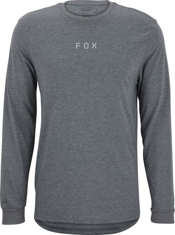Fox Head Magnetic LS Tech T-Shirt - heather graphite/M