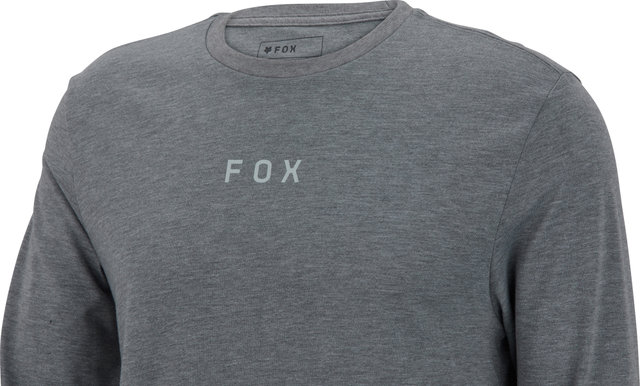 Fox Head Magnetic LS Tech T-Shirt - heather graphite/M