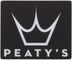 Peatys Calcomanía Crown Logo - black/universal
