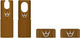 Peatys Chris King Edition MK2 Tubeless Valve Spare Parts Set - bourbon/universal