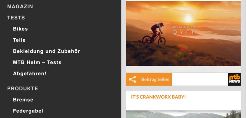 mtb-news Fahrrad App