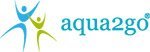 aqua2go Logo auf weißem Hintergrund