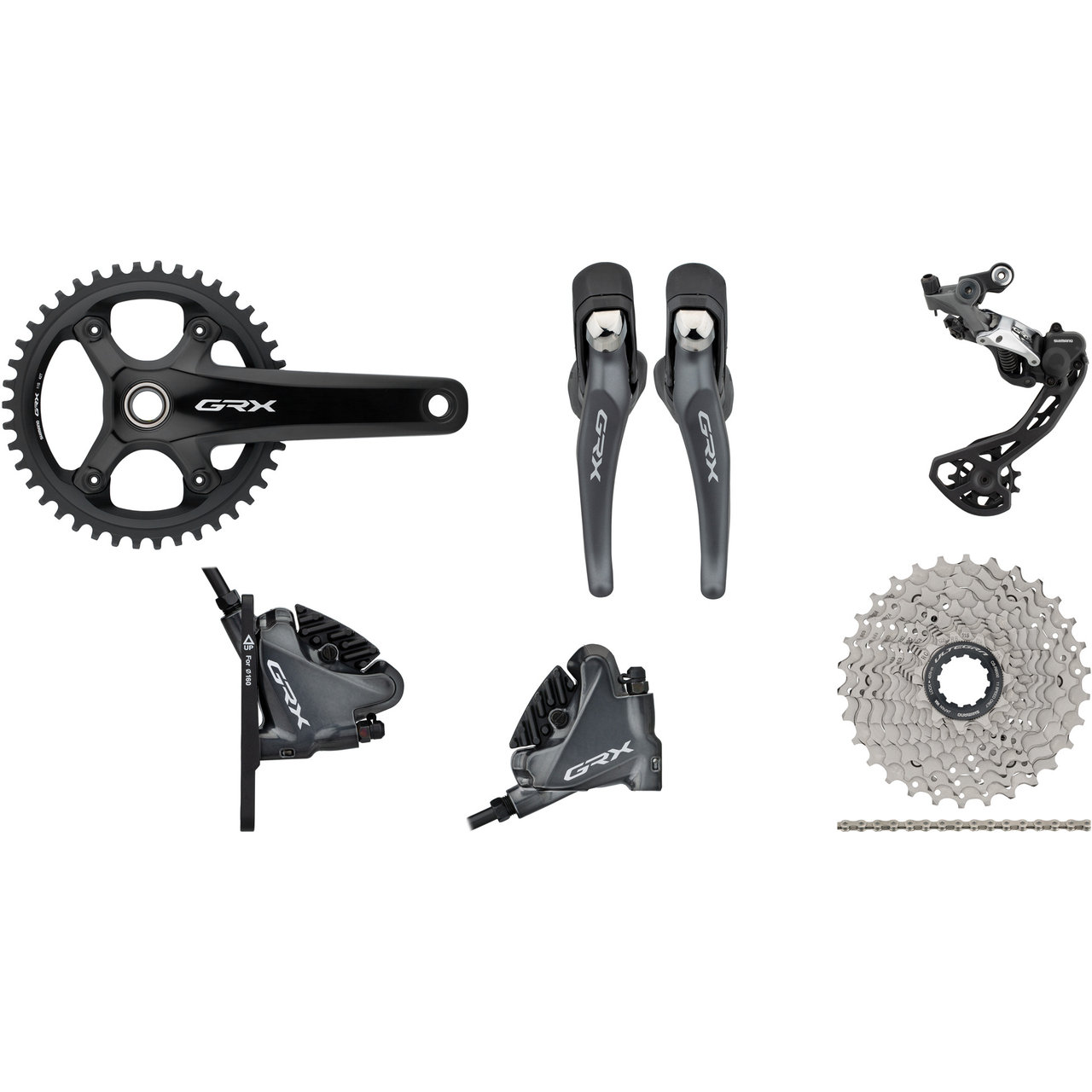 Shimano GRX RX810 1x11 groupset for gravel bike components