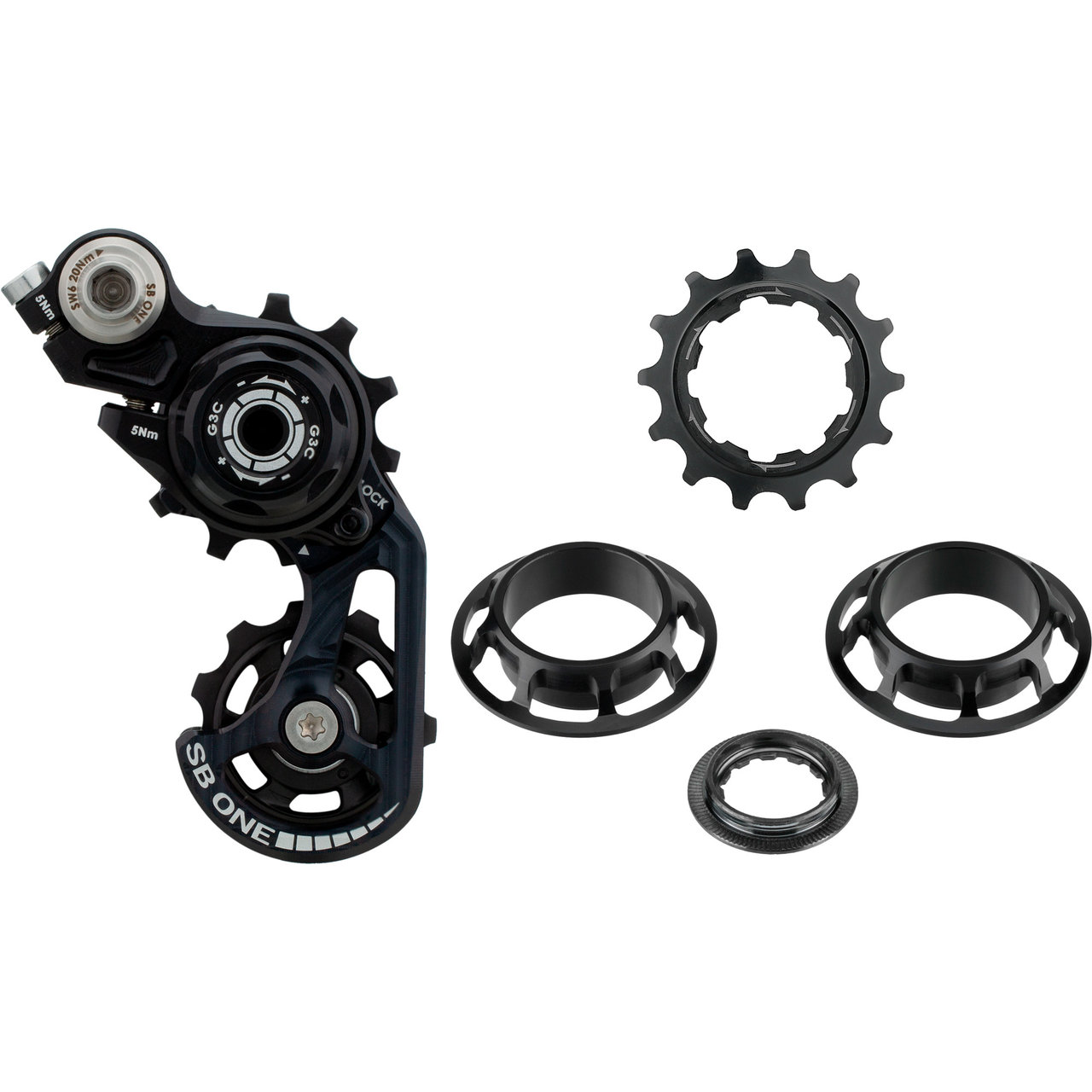 SB ONE G3C Singlespeed DH Drivetrain bike components