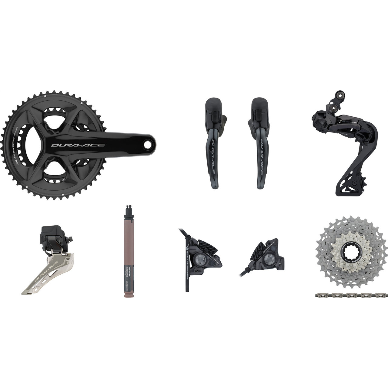 Shimano Dura Ace Di2 R9250 2x12 Groupset w Disc Brake bike components