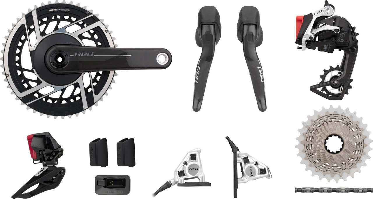 SRAM Red E1 AXS HRD FM Groupset 2x12-speed 37-50 | bike-components