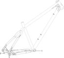 Nicolai Argon AM Spare Frame Parts