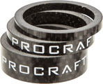 Procraft Juego de espaciadores de carbono 1"