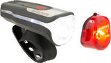 Sigma Aura 80 Front Light + Nugget II LED Rear Light Set - StVZO Approved