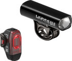 Lezyne Set de iluminación Hecto Drive Pro 65 + KTV Drive LED con aprob. StVZO