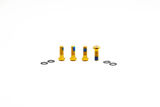OAK Components M6x16 titanium screw set for disc brake adapter