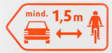 bc basic Calcomanía de coche Mindestabstand