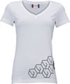 LEVELNINE Women White T-Shirt