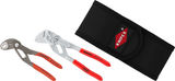 Knipex Cobra Pliers & Pliers Wrench Set in Tool Belt Pouch