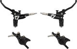 Hope Tech 4 X2 Front+Rear Disc Brake Set w/ Steel Braided Hose