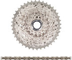 Shimano XT CS-M8000 Cassette + CN-HG701 11-speed Chain Wear & Tear Set