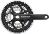 Shimano FC-T551 Kurbelgarnitur mit Kettenschutzring