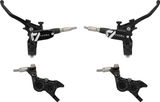 Hope Tech 4 V4 Front+Rear Disc Brake Set w/ Steel Braided Hose