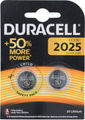 Duracell Pile au Lithium CR2025 - 2 pièces