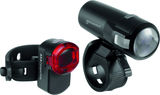 Axa Compactline 35 USB Front Light + Rear Light Set - StVZO approved