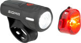 Sigma Aura 45 Front Light + Nugget II LED Rear Light Set - StVZO Approved