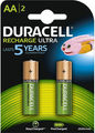 Duracell Battery AA HR6 Recharge Ultra - 2 Pack